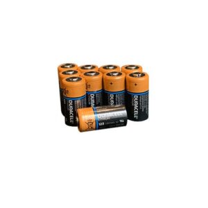 Zoll Type 123 Lithium Batteries, quantity of ten (10)